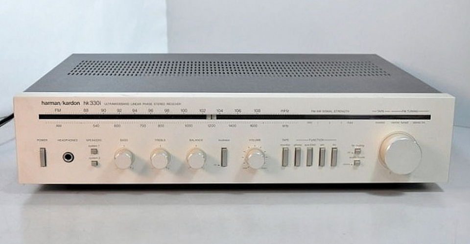HK 330I - Black - Stereo Receiver (20 watts x 2) - Hero